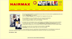 Desktop Screenshot of hairmax.eu